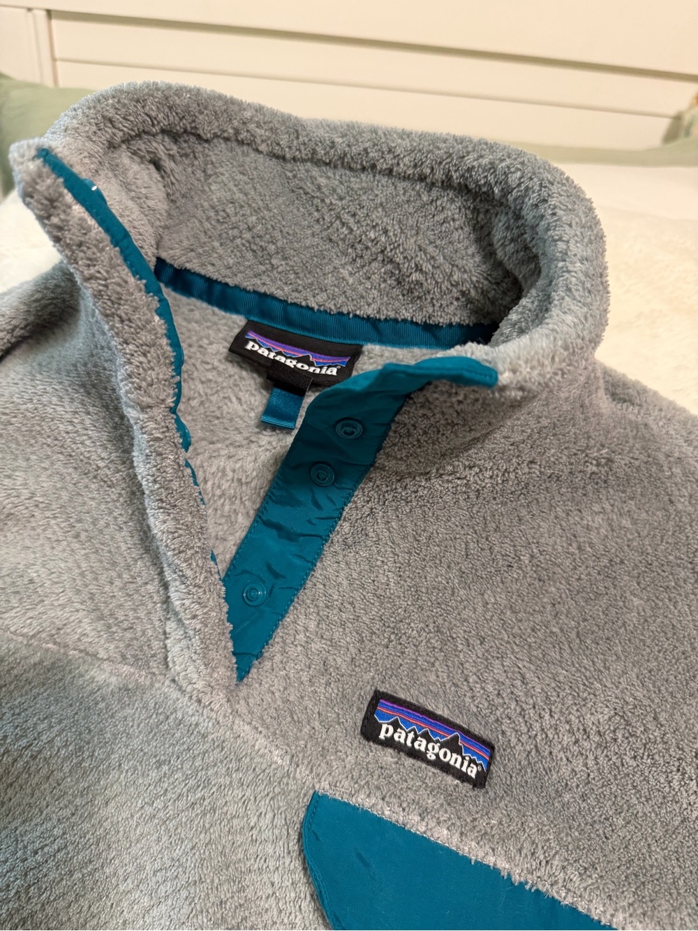 Patagonia Re- Tool Snap T- Pullover Woman’s size large .